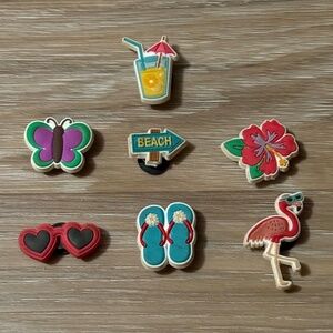 Crocs | 7 Piece Beach Theme Charms Bundle